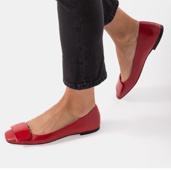 Bells & Becks the Emma red flats shoes
